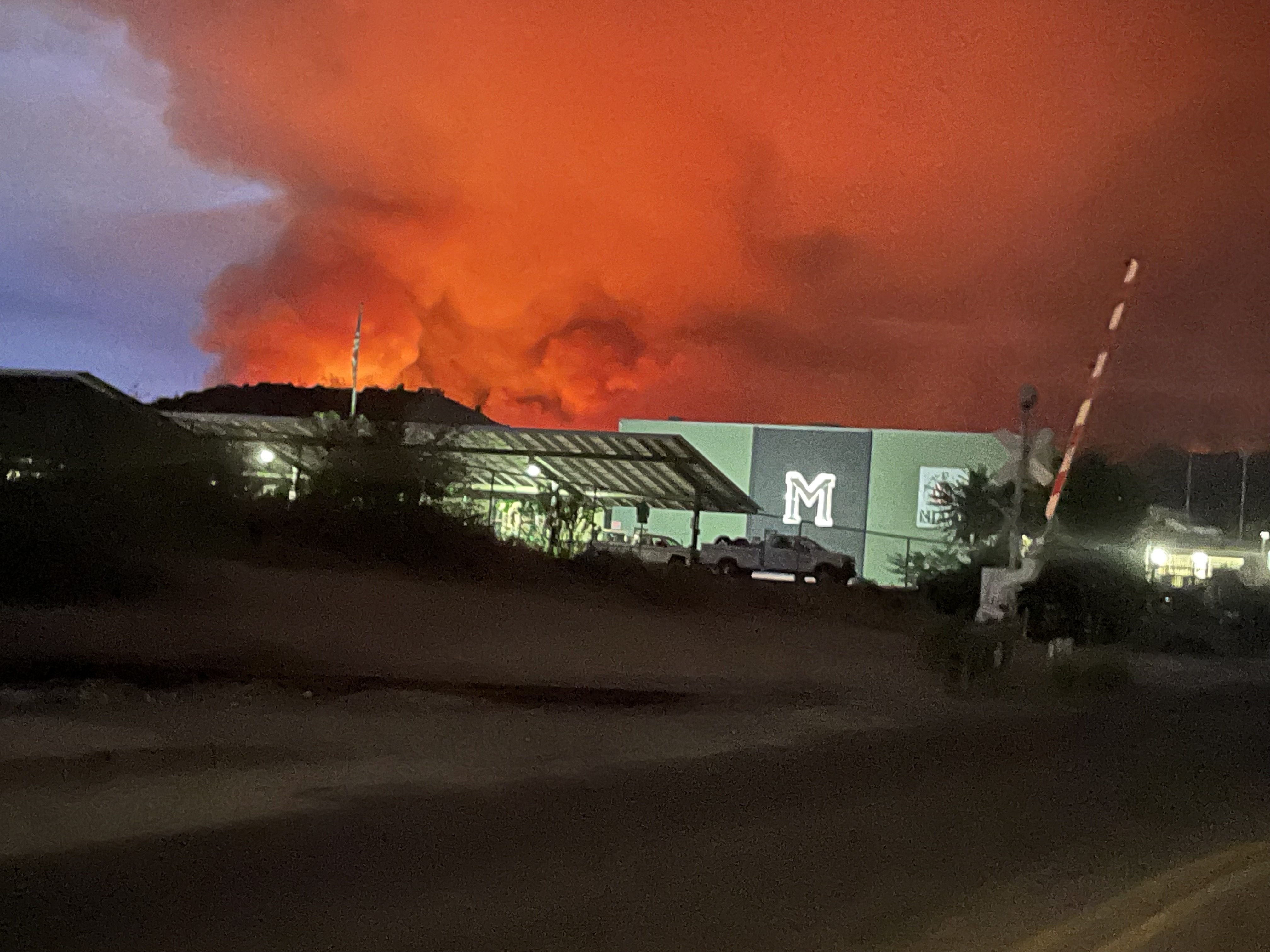 Cover Photo: Early morning clouds illuminated by the light from wild fires near Miami Junior/Senior High School in Arizona.  Photo Credit: Glen Lineberry, who told us 
