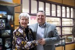 Alice Carol Caldwell and Stephen Cunetto at the 2022 Gatsby Gala by Mississippi State University Libraries