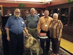 Dave, Elliott, Chip and Mary in Museum by Mississippi State University Libraries