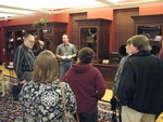 Jasen and Tate Lead Templeton Tour by Mississippi State University Libraries