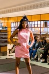 Model in a Pink Dress at the Gatsby Fashion Gala