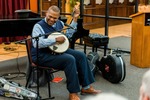 Jerron ""Blind Boy"" Paxton Performs at a Saturday Session of the 2020 Ragtime and Jazz Festival Events by Mississippi State University Libraries