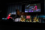 Stephanie Trick Performs the Piano on Stage at the 2020 Ragtime and Jazz Festival