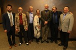 Tokarski, Cheseborough, Templeton, Barnhart, Barnhart, Erickson, and Cunetto at the 2018 Festival by Mississippi State University Libraries