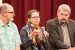 Cheseborough, Barnhart and Erickson at the 2018 Festival by Mississippi State University Libraries