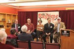 Smith, Spitznagel, Migachyov, Bennett, and Barnhart at the 2019 festival by Mississippi State University Libraries