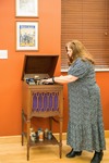 Lynda Graham Gives a Demonstration in Templeton Museum at the 2022 Templeton Ragtime and Jazz Festival by Mississippi State University Libraries