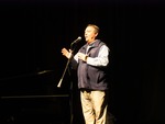 Stephen Cunetto On Stage at the Saturday Night Concert, 2022 Templeton  Ragtime and Jazz Festival