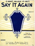 Say It Again by Abner Silver
