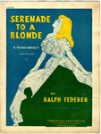 Serenade to a Blonde