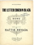 The Letter Edged In Black
