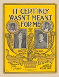 It Cert'inly Wasn't Meant For Me by Arthur Gillespie