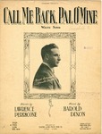 Call Me Back, Pal O' Mine' by Harold Bailey Dixon