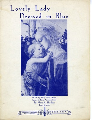 Lovely Lady Dressed In Blue" by Marie A. D' Invilliers