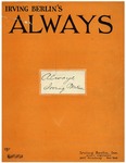 Always by Irving Berlin