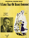 A Love Tale Of Alsace Lorraine by Lou Davis and J. Fred Coots