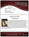 June 2019 CVM Library Newsletter