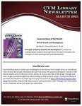 March 2021 CVM Library Newsletter by Mississippi State University
