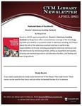 April 2021 CVM Library Newsletter by Mississippi State University