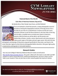 June 2021 CVM Library Newsletter