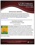 July 2021 CVM Library Newsletter by Mississippi State University