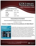 September 2021 CVM Library Newsletter