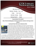 May CVM Library Newsletter