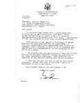 Letters between Congressman Ed Jones and David R. Bowen, June and August 1982