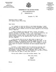 Letter, David Bowen from Congressman Bob Shamansky, December 16, 1982