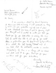 Letters Exchanged Between Constituent, Samuel H. Rushing and Congressman David R. Bowen, November 1975