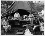 1927 flood refugee sewing tent