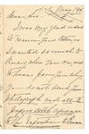 [Ida Honoré Grant] to Sis, May 14, [1892] [Incomplete?]