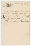 Ulysses S. Grant to Grandmama, May 14, 1889