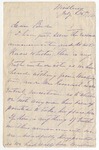 Ida Honoré Grant to Bud, July 26, 1889 by Ida Honoré Grant