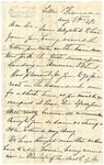 [Ida Honoré Grant] to Sis, August 8, 1892 [Incomplete] by Ida Honoré Grant