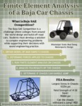 Analysis of a Baja SAE Chassis from a Static Drop by Nathaniel Williams, Austin Chaffin, Julie Louque, and Joseph Tillery