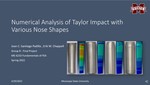 Numerical Analysis of Taylor Impact  with Various Nose Shapes