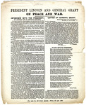 President Lincoln and General Grant on Peace and War