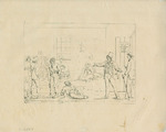 Buying a Substitute in the North during the War (from Confederate War Etchings)