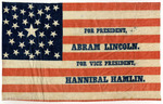 Campaign Flag for 1860 Presidential Campaign