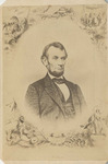 Bust-length Portrait of Abraham Lincoln with Decorative Border