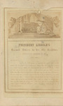 President Lincoln's Farewell Address to His Old Neighbors