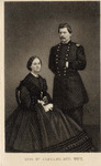 Engraved Portrait of George and Nelly McClellan