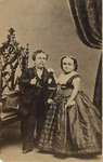 Standing Portrait of Charles Sherwood Stratton and Lavinia Warren