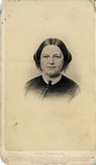 Vignette Portrait of Mary Todd Lincoln by Joseph Ward and William H. Mumler