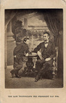 Gardner's Sylvan Background Portrait of Abraham and Tad Lincoln by Alexand er Gardner
