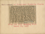 Retirement of President Franklin Pierce