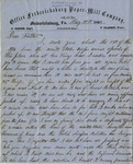 Letter, Peleg Clarke Jr. to Peleg Clarke Sr., May 21, 1862