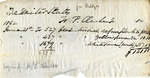 Invoice, Peleg Clarke Jr. to the United States, June 21, 1862