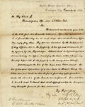 Letter, Coll. Sibley to Peleg Clarke Jr., December 27, 1862